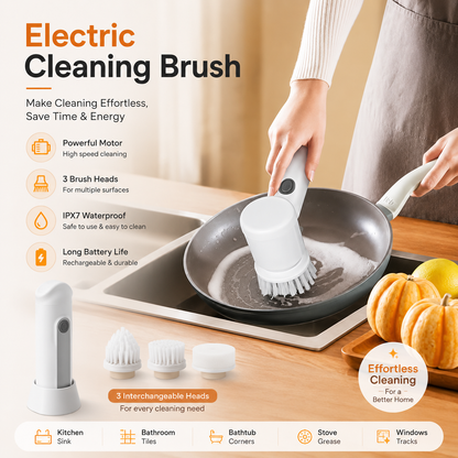 Electric Cleaning Brush  (Rechargeable & Multi-Purpose)
