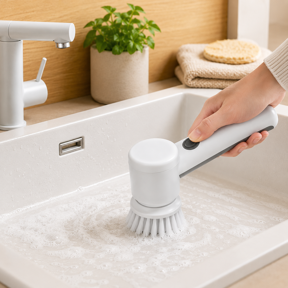 Electric Cleaning Brush  (Rechargeable & Multi-Purpose)