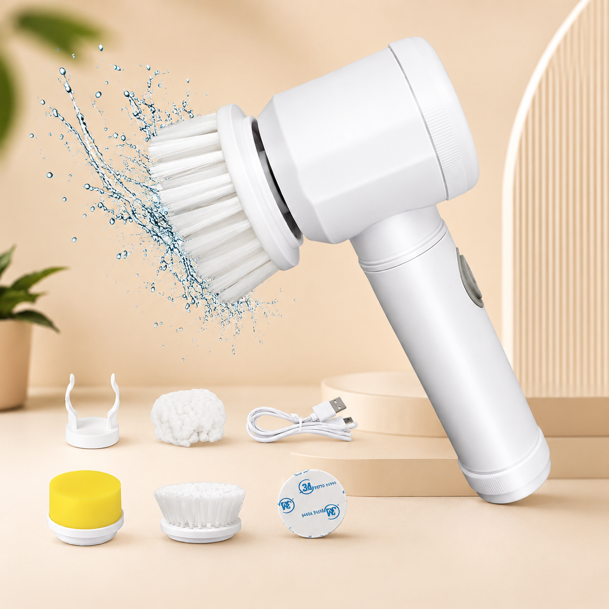 Electric Cleaning Brush  (Rechargeable & Multi-Purpose)
