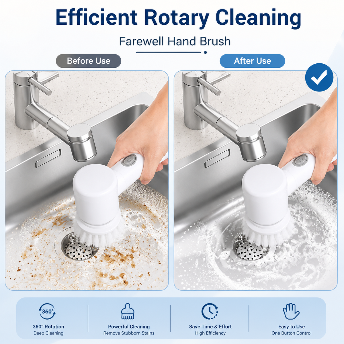 Electric Cleaning Brush  (Rechargeable & Multi-Purpose)