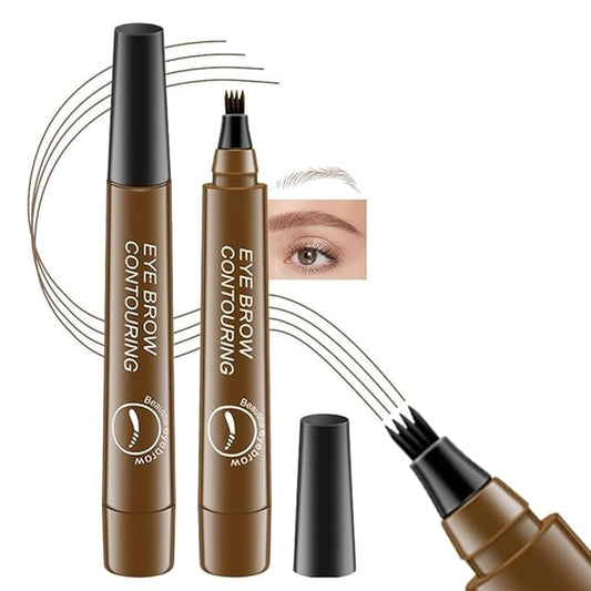 Waterproof Microblading Eyebrow Pencil – Micro-Fork Tip Applicator | Pack of 2