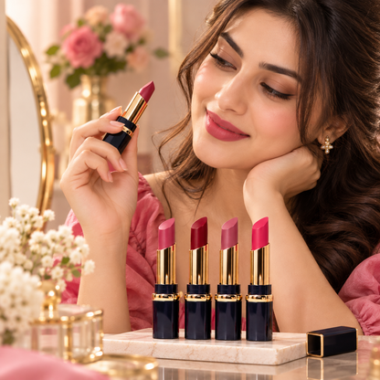 Premium Matte Lipsticks – Multicolor, Pack of 4