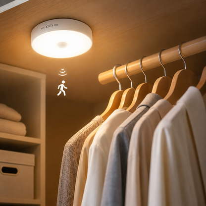 Smart Motion Sensor LED Night Light – Rechargeable & Wireless ( Pack of 2)