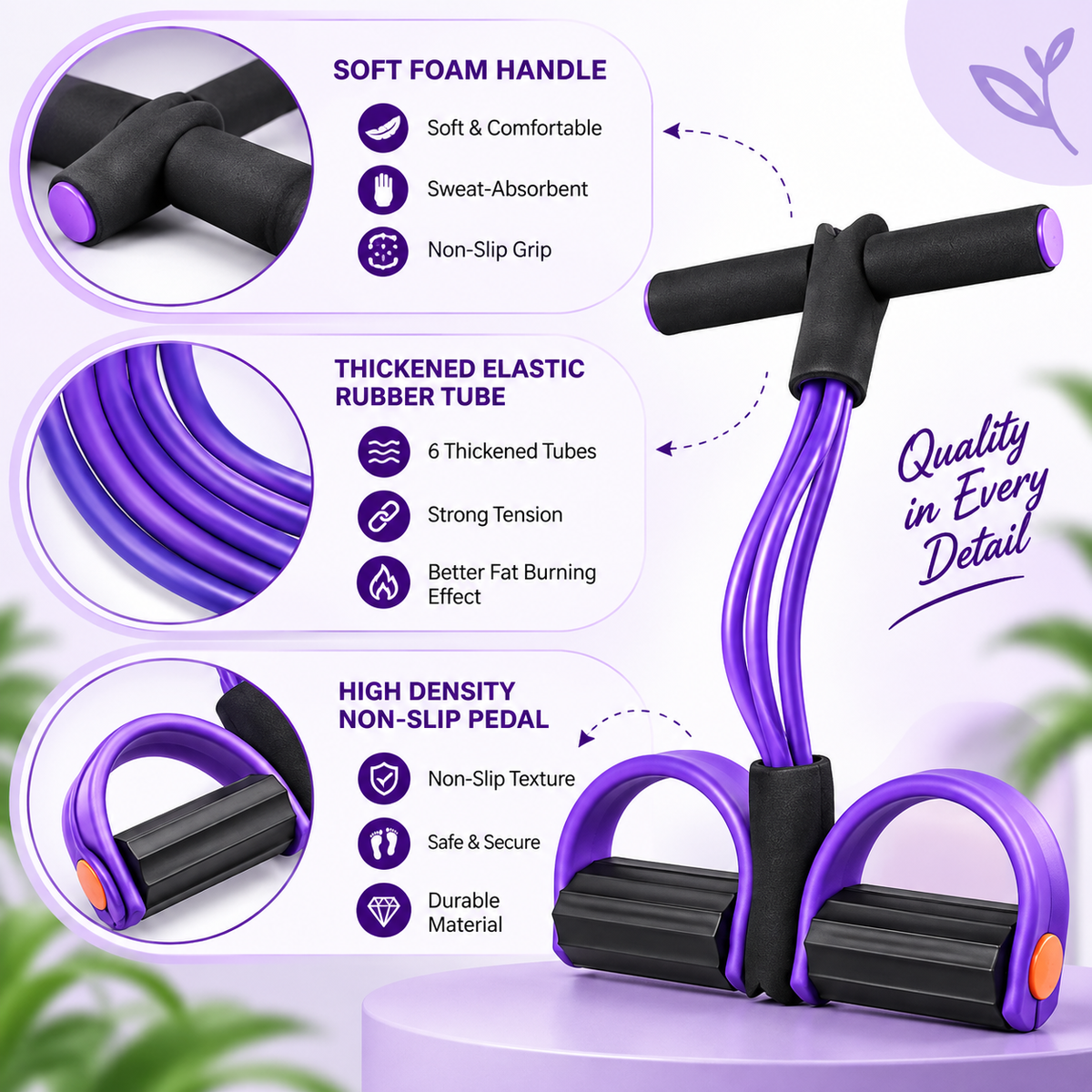 Multi-Function Tummy Trimmer – Resistance Band for Full Body Workout