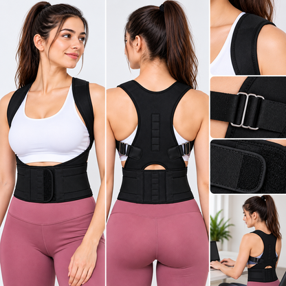 Adjustable Posture Corrector – Back Support Belt for Men & Women