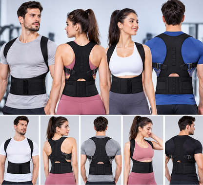 Adjustable Posture Corrector – Back Support Belt for Men & Women